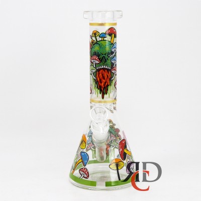 WATER PIPE GLOW IN DARK BEAKER WP1246 1CT